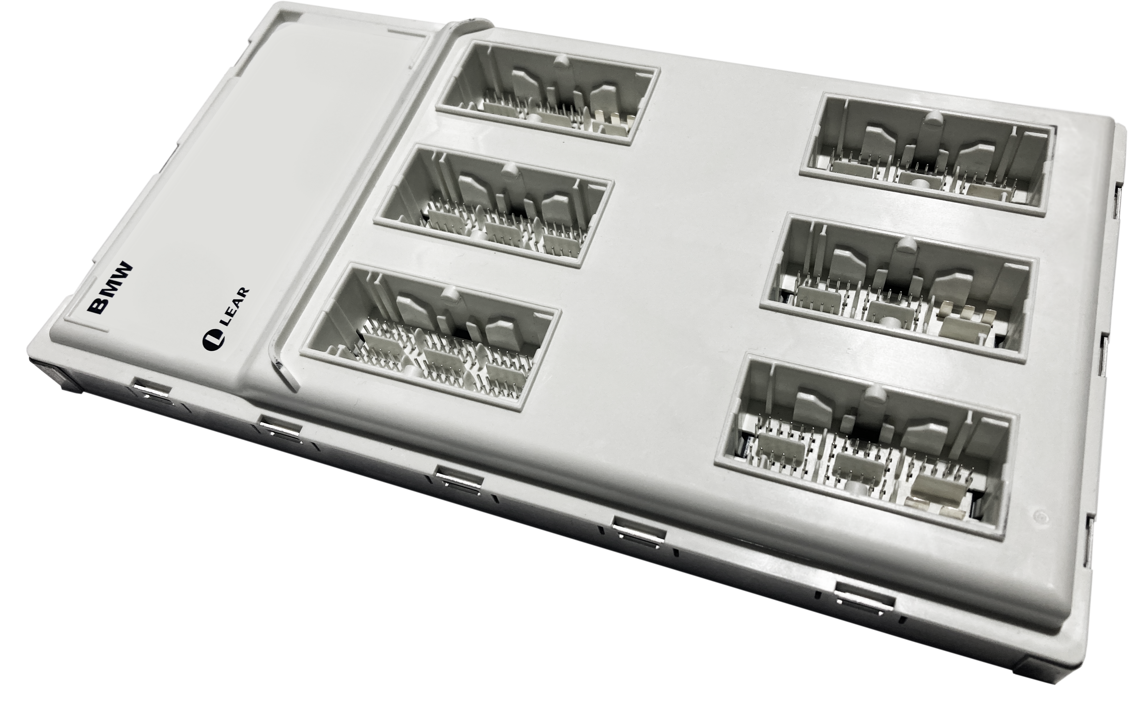 Full zone control module housing with modular pin headers